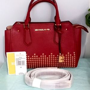 GORGEOUS LIKE NEW MICHAEL KORS MULBRY MESSENGER